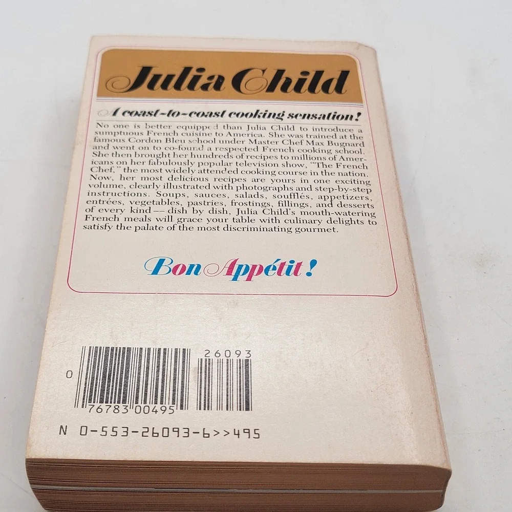 Julia Child The French Chef Cookbook Paperback 19th Printing 1986 Illustrated